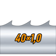Пила ленточная по дереву Shark Hammer 40×1,0 мм, шаг 22,22 мм, WM 10/30