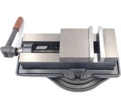 Тиски станочные прецизионные поворотные L губок 100 мм, серия QM16100 Swivel