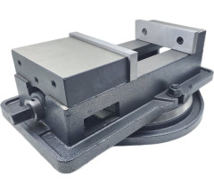 Тиски станочные прецизионные поворотные L губок 160 мм, серия QM16160 Swivel